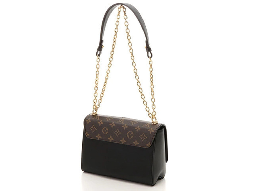 Louis Vuitton Portefeuille SS Monogram Chain Shoulder Bag Twist Brown